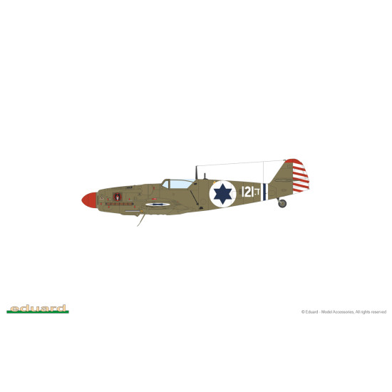Eduard 7472 1/72 Avia S-199 ERLA canopy Plastic for Aircraft Weekend edition