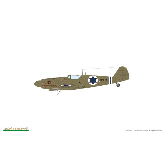 Eduard 7472 1/72 Avia S-199 ERLA canopy Plastic for Aircraft Weekend edition