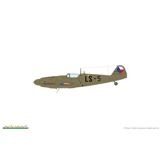 Eduard 7472 1/72 Avia S-199 ERLA canopy Plastic for Aircraft Weekend edition