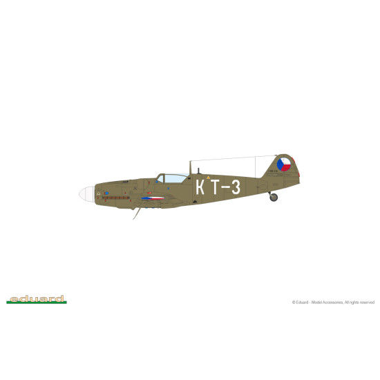 Eduard 7472 1/72 Avia S-199 ERLA canopy Plastic for Aircraft Weekend edition