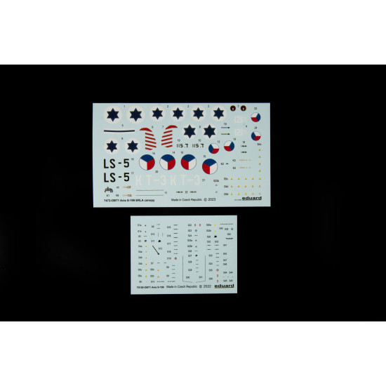 Eduard 7472 1/72 Avia S-199 ERLA canopy Plastic for Aircraft Weekend edition