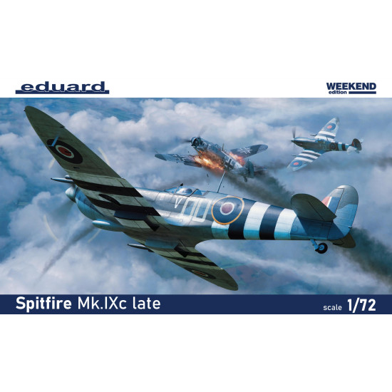 Eduard 7473 1/72 Spitfire Mk.IXc late Plastic for Aircraft Weekend edition