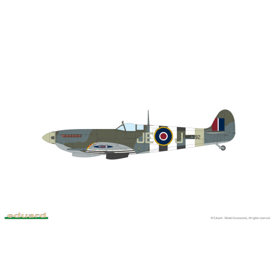 Eduard 7473 1/72 Spitfire Mk.IXc late Plastic for Aircraft Weekend edition