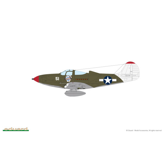 Eduard 8067 1/48 P-39N Airacobra Plastic for Aircraft Profipack Eduard 8067 1/48 P-39N Airacobra Plastic for Aircraft Profipack