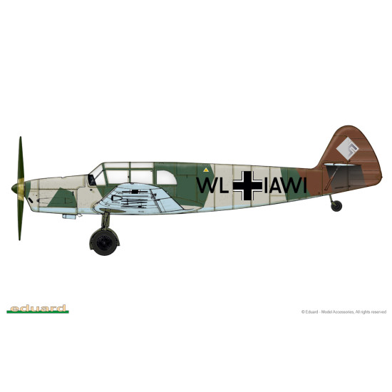 Eduard 8078 1/48 Bf 108 Plastic for Aircraft Profipack Eduard 8078 1/48 Bf 108 Plastic for Aircraft Profipack