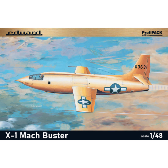 Eduard 8079 1/48 X-1 Mach Buster Plastic for Aircraft Profipack Eduard 8079 1/48 X-1 Mach Buster Plastic for Aircraft Profipack