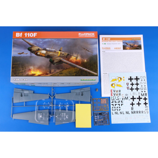 Eduard 8207 1/48 Bf 110F Plastic for Aircraft Profipack