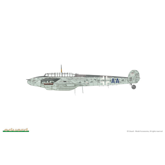 Eduard 8208 1/48 Bf 110G-4 Plastic for Aircraft Profipack