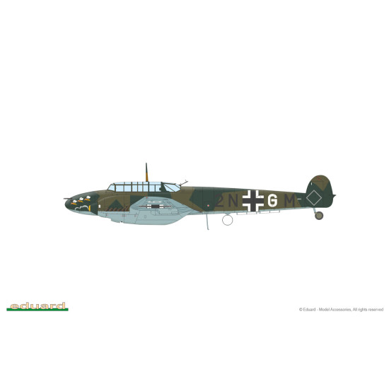 Eduard 8209 1/48 Bf 110C Plastic for Aircraft Profipack Eduard 8209 1/48 Bf 110C Plastic for Aircraft Profipack