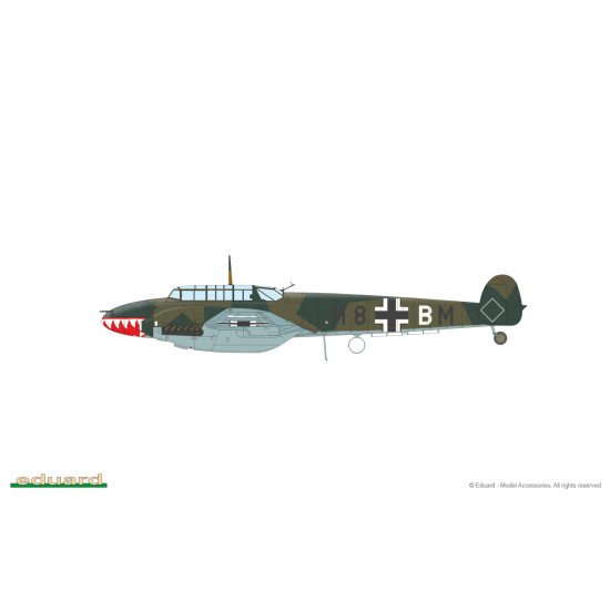 Eduard 8209 1/48 Bf 110C Plastic for Aircraft Profipack Eduard 8209 1/48 Bf 110C Plastic for Aircraft Profipack