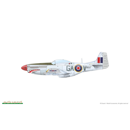 Eduard 82104 1/48 Mustang Mk.IV Plastic for Aircraft Profipack Eduard 82104 1/48 Mustang Mk.IV Plastic for Aircraft Profipack