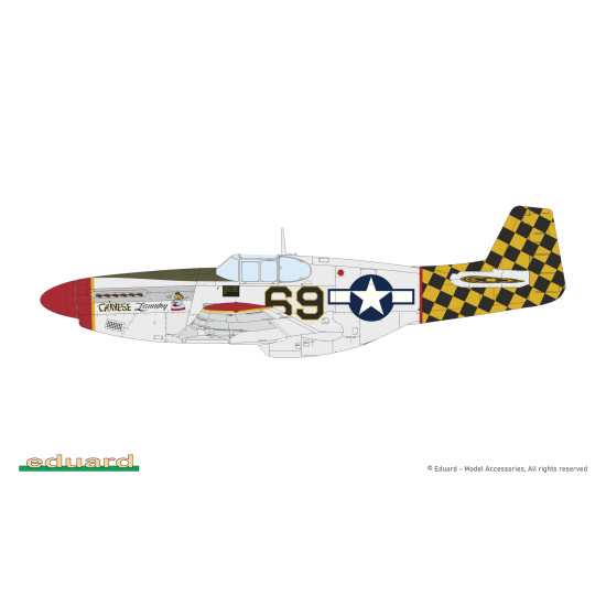 Eduard 82108 1/48 P-51B/C Mustang w/ dorsal fin Plastic for Aircraft Profipack Eduard 82108 1/48 P-51B/C Mustang w/ dorsal fin Plastic for Aircraft Profipack
