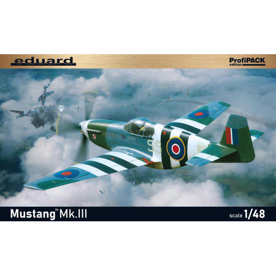 Eduard 82109 1/48 Mustang Mk.III Plastic for Aircraft Profipack Eduard 82109 1/48 Mustang Mk.III Plastic for Aircraft Profipack