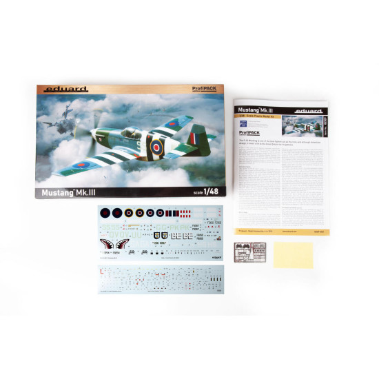 Eduard 82109 1/48 Mustang Mk.III Plastic for Aircraft Profipack Eduard 82109 1/48 Mustang Mk.III Plastic for Aircraft Profipack
