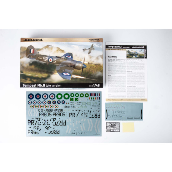 Eduard 82125 1/48 Tempest Mk.II late version Plastic for Aircraft Profipack