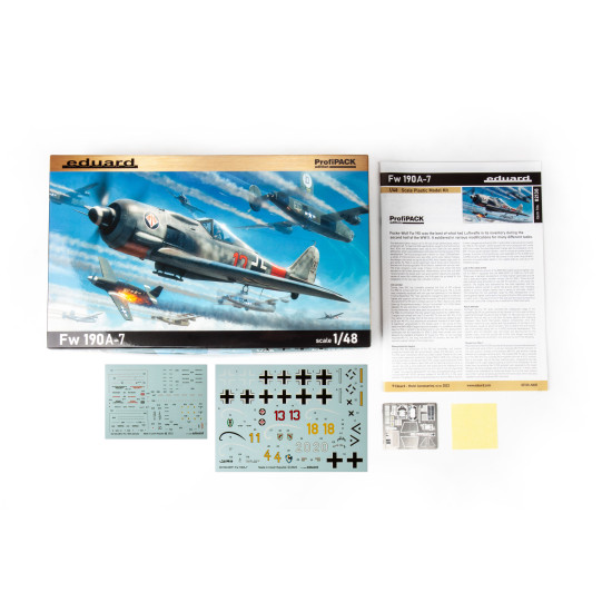 Eduard 82138 1/48 Fw 190A-7 Plastic for Aircraft Profipack Eduard 82138 1/48 Fw 190A-7 Plastic for Aircraft Profipack