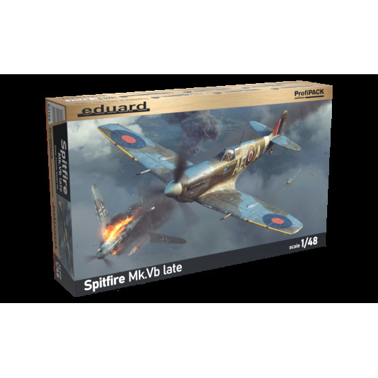 Eduard 82156 1/48 Spitfire Mk.Vb late Plastic for Aircraft Profipack