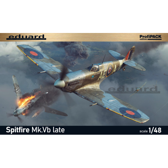 Eduard 82156 1/48 Spitfire Mk.Vb late Plastic for Aircraft Profipack