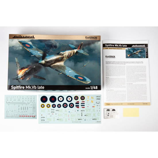 Eduard 82156 1/48 Spitfire Mk.Vb late Plastic for Aircraft Profipack
