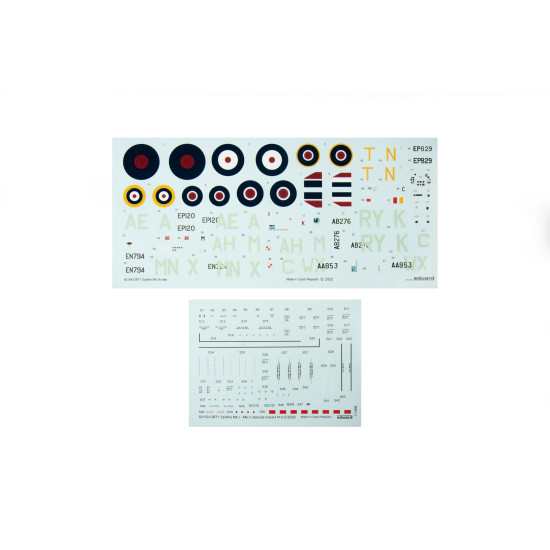 Eduard 82156 1/48 Spitfire Mk.Vb late Plastic for Aircraft Profipack