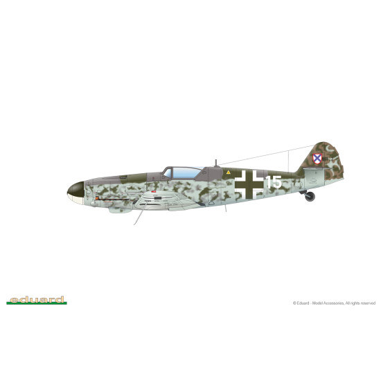 Eduard 82161 1/48 Bf 109G-10 WNF/Diana Plastic for Aircraft Profipack