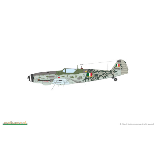 Eduard 82162 1/48 Bf 109G-14/AS Plastic for Aircraft Profipack