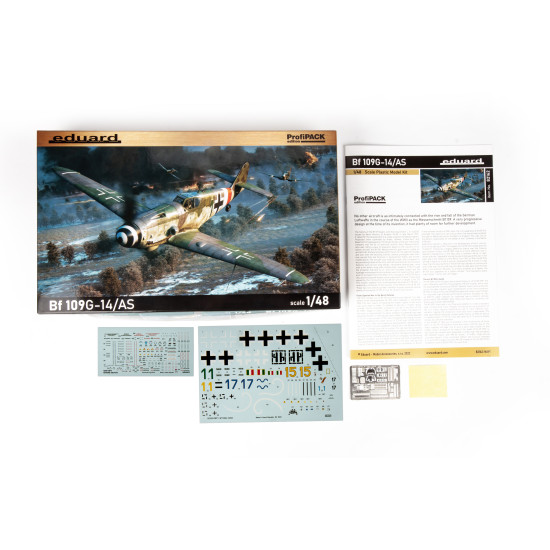 Eduard 82162 1/48 Bf 109G-14/AS Plastic for Aircraft Profipack