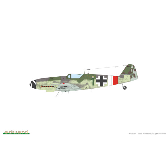 Eduard 82162 1/48 Bf 109G-14/AS Plastic for Aircraft Profipack