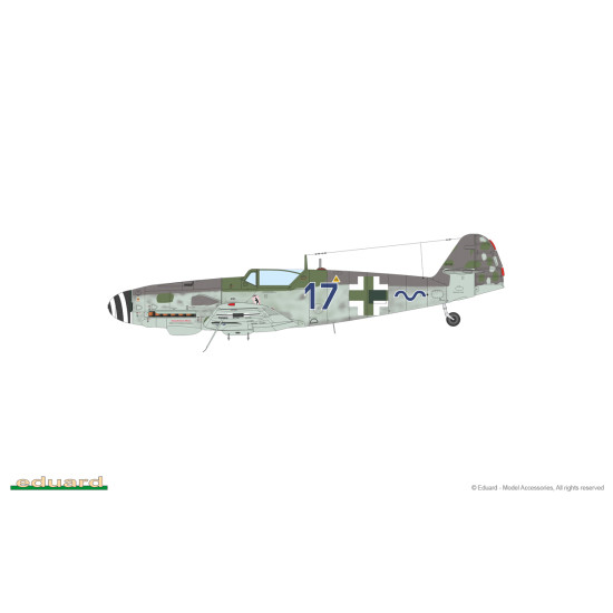Eduard 82162 1/48 Bf 109G-14/AS Plastic for Aircraft Profipack