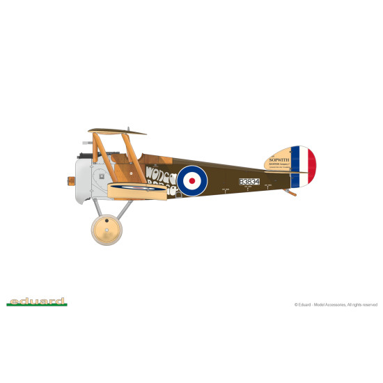 Eduard 82172 1/48 Sopwith F.1 Camel (Clerget) Plastic for Aircraft Profipack Eduard 82172 1/48 Sopwith F.1 Camel (Clerget) Plastic for Aircraft Profipack