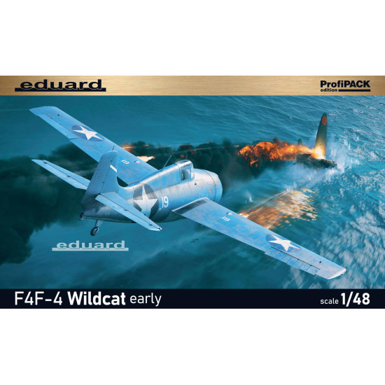 Eduard 82202 1/48 F4F-4 Wildcat early Plastic for Aircraft Profipack
