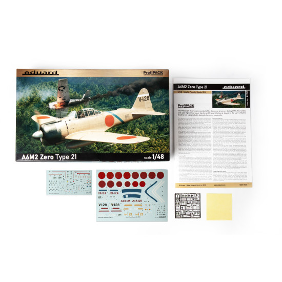 Eduard 82212 1/48 A6M2 Zero Type 21 Plastic for Aircraft Profipack