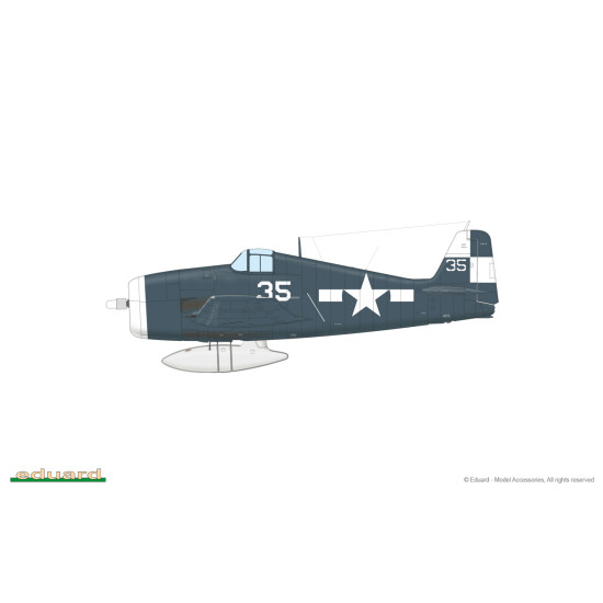Eduard 8229 1/48 F6F-5 Hellcat late Plastic for Aircraft Profipack Eduard 8229 1/48 F6F-5 Hellcat late Plastic for Aircraft Profipack