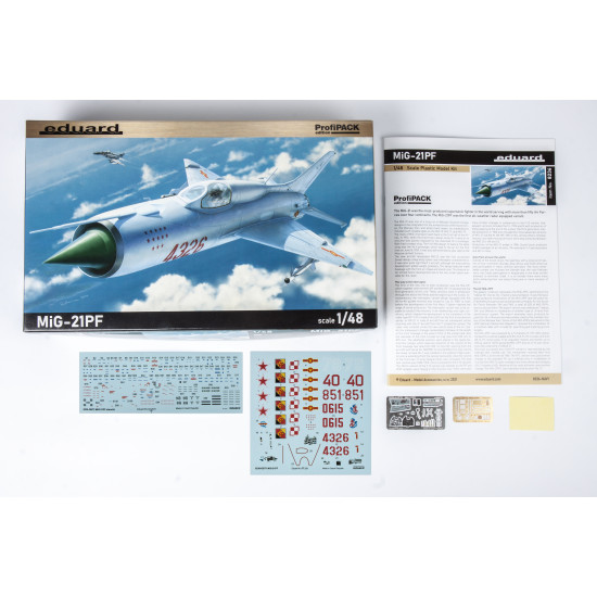 Eduard 8236 1/48 MiG-21PF Plastic for Aircraft Profipack Eduard 8236 1/48 MiG-21PF Plastic for Aircraft Profipack