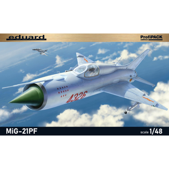 Eduard 8236 1/48 MiG-21PF Plastic for Aircraft Profipack Eduard 8236 1/48 MiG-21PF Plastic for Aircraft Profipack