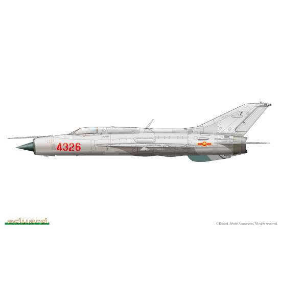 Eduard 8236 1/48 MiG-21PF Plastic for Aircraft Profipack Eduard 8236 1/48 MiG-21PF Plastic for Aircraft Profipack