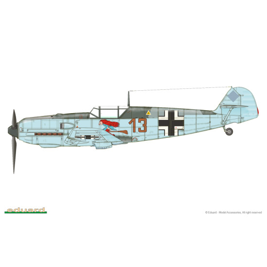 Eduard 8261 1/48 Bf 109E-1 Plastic for Aircraft Profipack