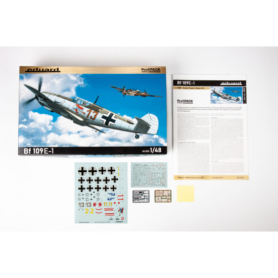 Eduard 8261 1/48 Bf 109E-1 Plastic for Aircraft Profipack