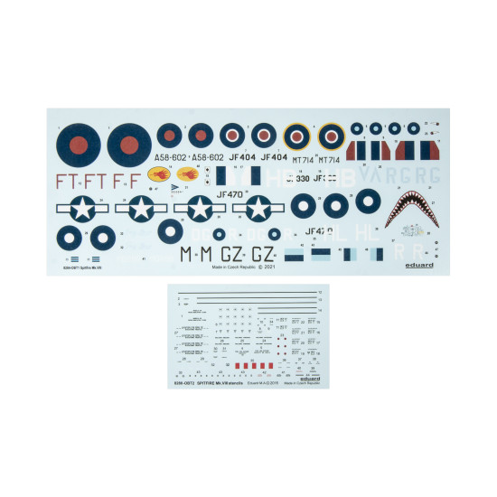 Eduard 8284 1/48 Spitfire Mk.VIII Plastic for Aircraft Profipack