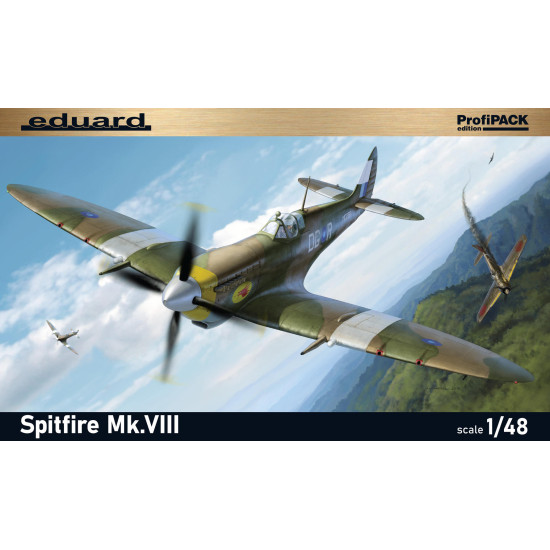 Eduard 8284 1/48 Spitfire Mk.VIII Plastic for Aircraft Profipack
