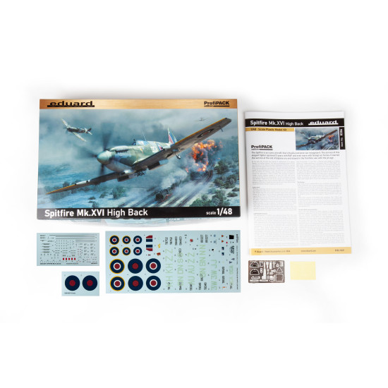 Eduard 8286 1/48 Spitfire Mk.XVI High Back Plastic for Aircraft Profipack