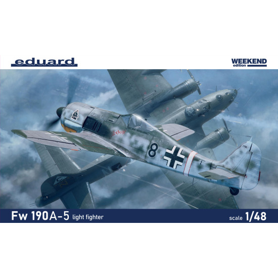 Eduard 84118 1/48 Fw 190A-5 light fighter Plastic for Aircraft Weekend edition