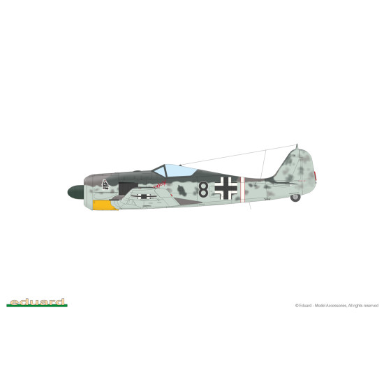 Eduard 84118 1/48 Fw 190A-5 light fighter Plastic for Aircraft Weekend edition