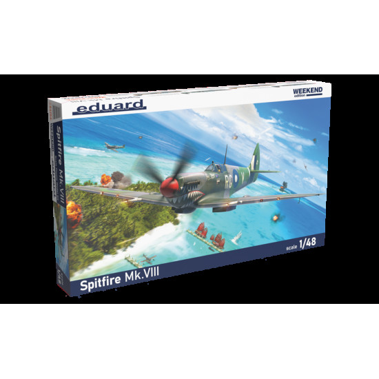 Eduard 84154 1/48 Spitfire Mk.VIII Plastic for Aircraft Weekend edition