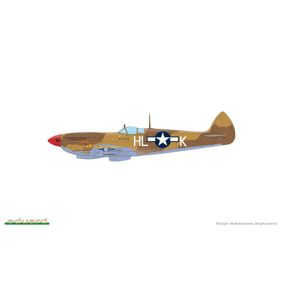 Eduard 84154 1/48 Spitfire Mk.VIII Plastic for Aircraft Weekend edition
