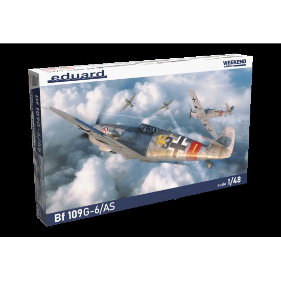 Eduard 84169 1/48 Bf 109G-6/AS Plastic for Aircraft Weekend edition