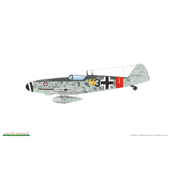 Eduard 84169 1/48 Bf 109G-6/AS Plastic for Aircraft Weekend edition