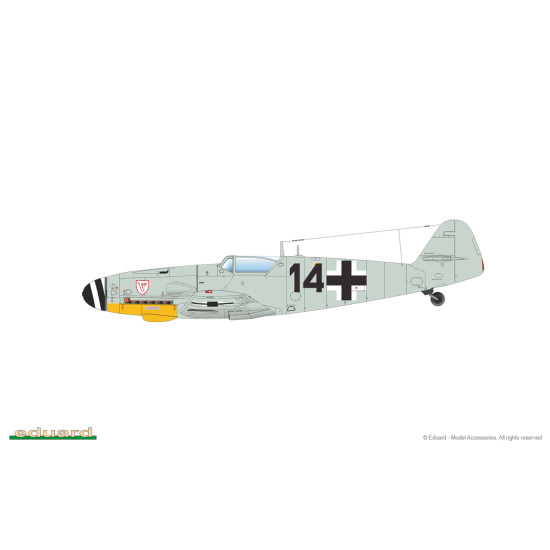 Eduard 84169 1/48 Bf 109G-6/AS Plastic for Aircraft Weekend edition