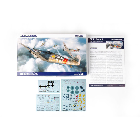 Eduard 84169 1/48 Bf 109G-6/AS Plastic for Aircraft Weekend edition
