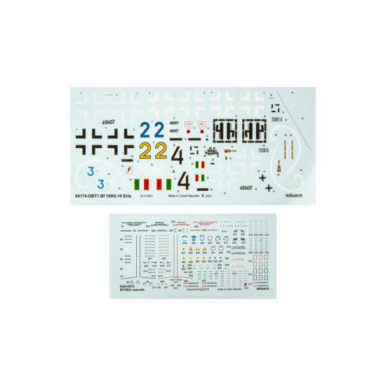 Eduard 84174 1/48 Bf 109G-10 ERLA Plastic for Aircraft Weekend edition